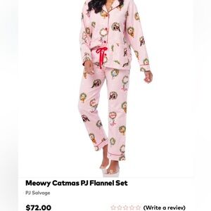 Pj salvage Christmas’s flannel pajama set